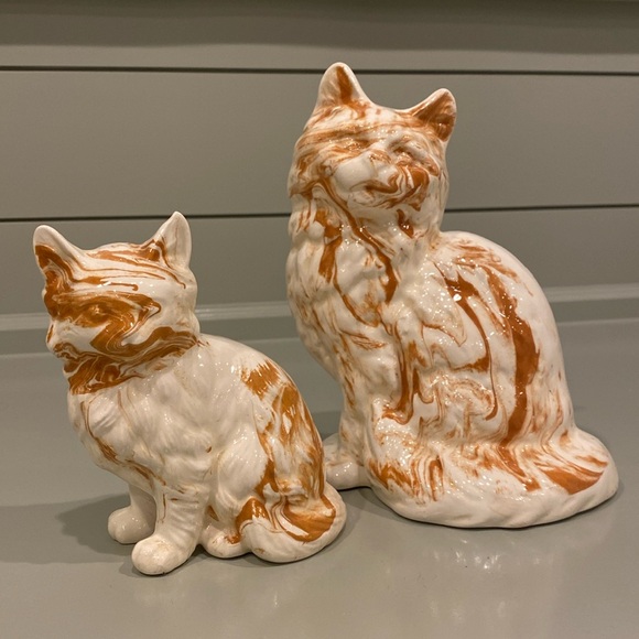 Alabama Clay Other - Alabama Clay Cat Figurines